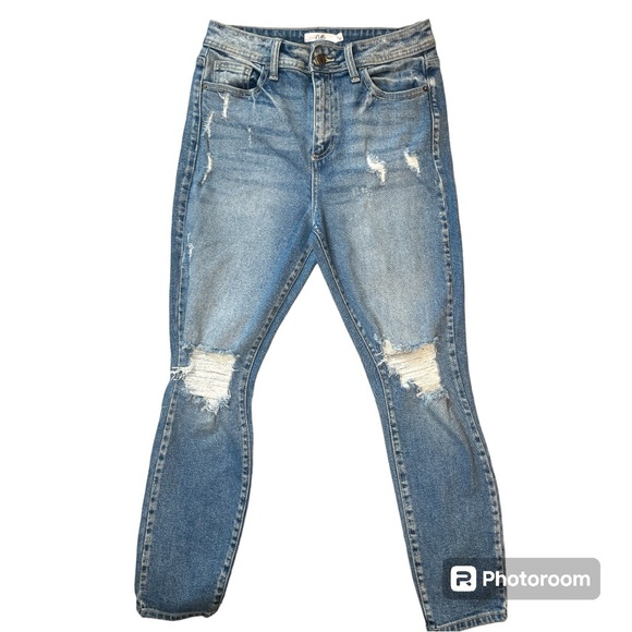 Cello Juniors Hi-Rise Distressed Skinny Jeans (5/27) - Picture 6 of 11